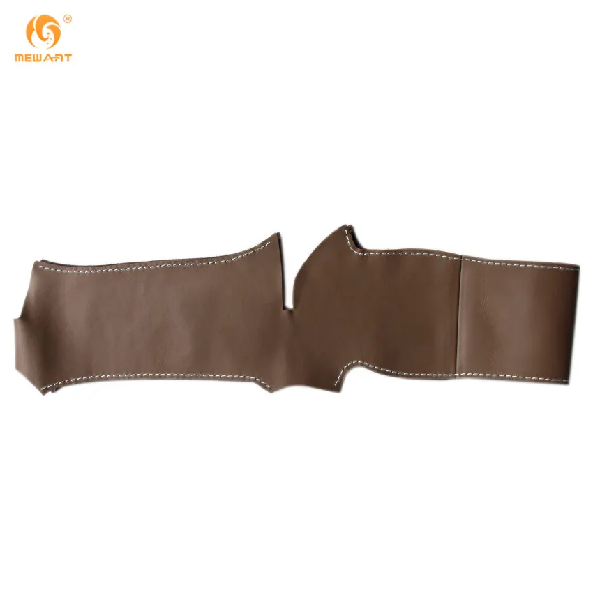 MEWANT Brown Genuine Leather Car Steering Wheel Cover for Porsche Cayenne Panamera 2010 2011 Interior Accessories Parts | Автомобили и