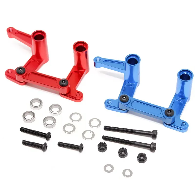 Aluminum Steering Bell and Transmission Upgrades Rustler Bandit Replacement 3743 for 1/10 TRAXXAS 2WD Slash Anodized Treatment