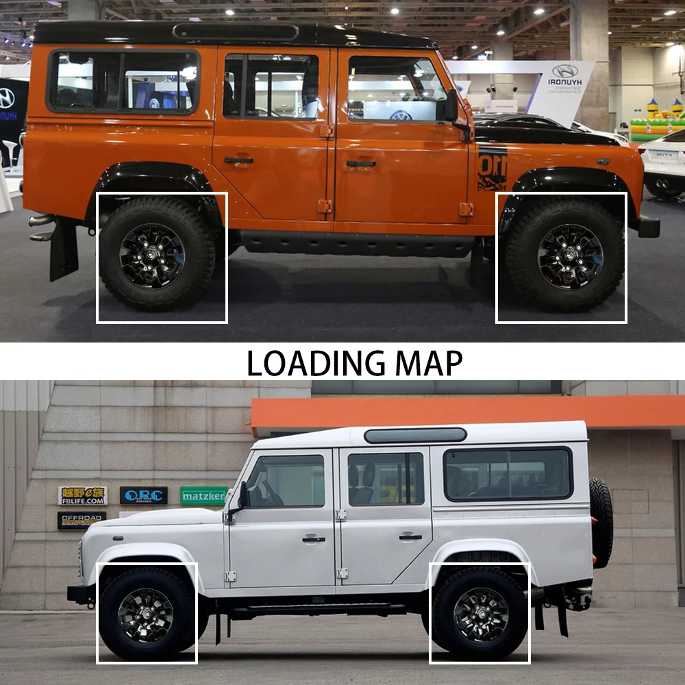 16x7 0 18x8 Размер 4 x4 литые колесные диски для Land Rover Defender автомобильные