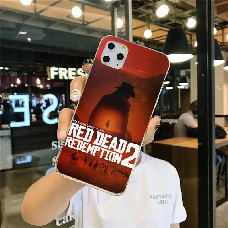 Чехол для телефона Red Dead Redemption 2 Shell iphone 12 pro max 11 XS MAX 8 7 6 6S Plus X 5S SE 2020 XR | Мобильные