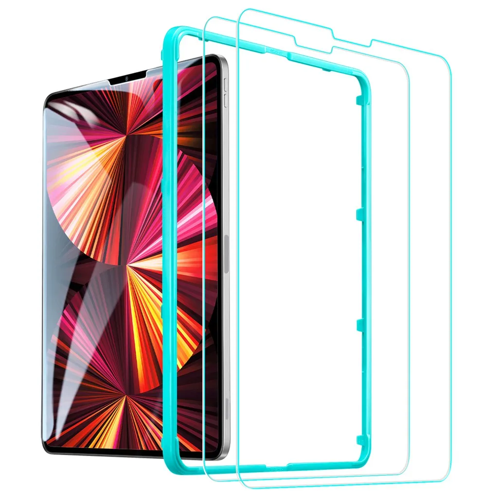 

ESR Screen Protector for iPad Pro 11 /12.9(2021) , 9H-Hard HD Clear Tempered-Glass Screen Protector With Installation Frame