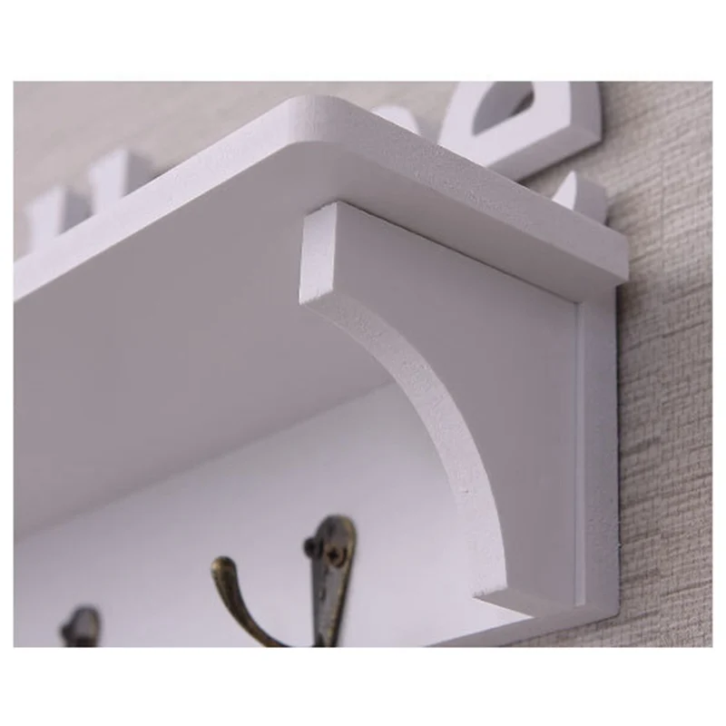 Новый элегантный деревянный садовый настенный полый пирсинг настенная полка