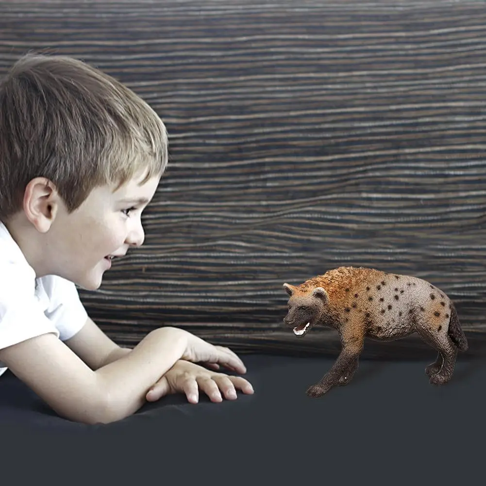 

inch Wild Animal PVC Hyena Model Figure Kids Preschool Figurine Toy 14735 everyone