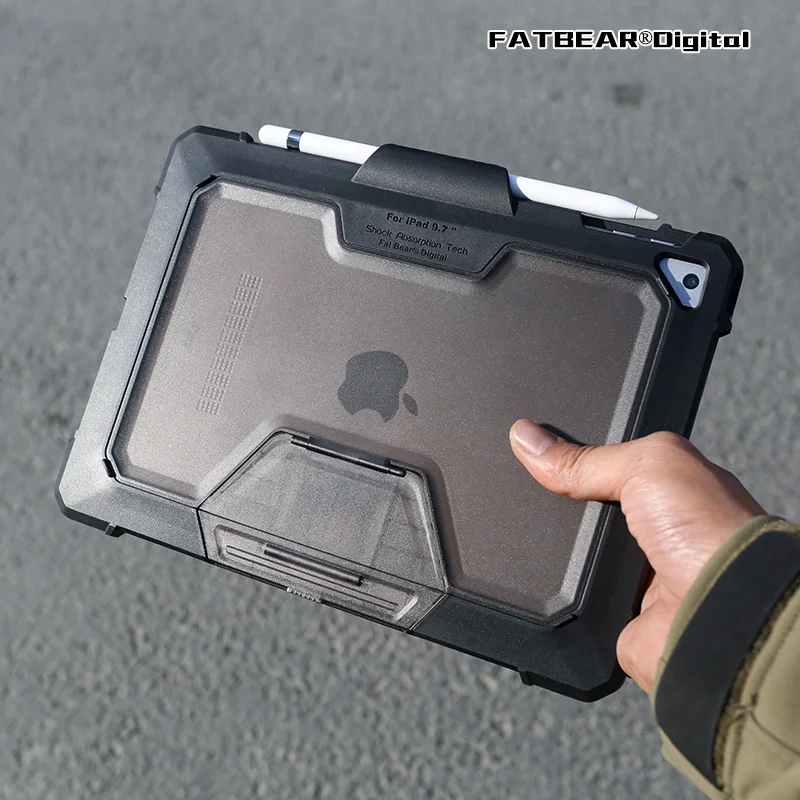 [Для Apple iPad Air 5 Pro 2 2017 2018 9,7 дюймов GEN5 6 7] FATBEAR тактический военный класс Прочный противоударный армированный буферный чехол от AliExpress RU&CIS NEW