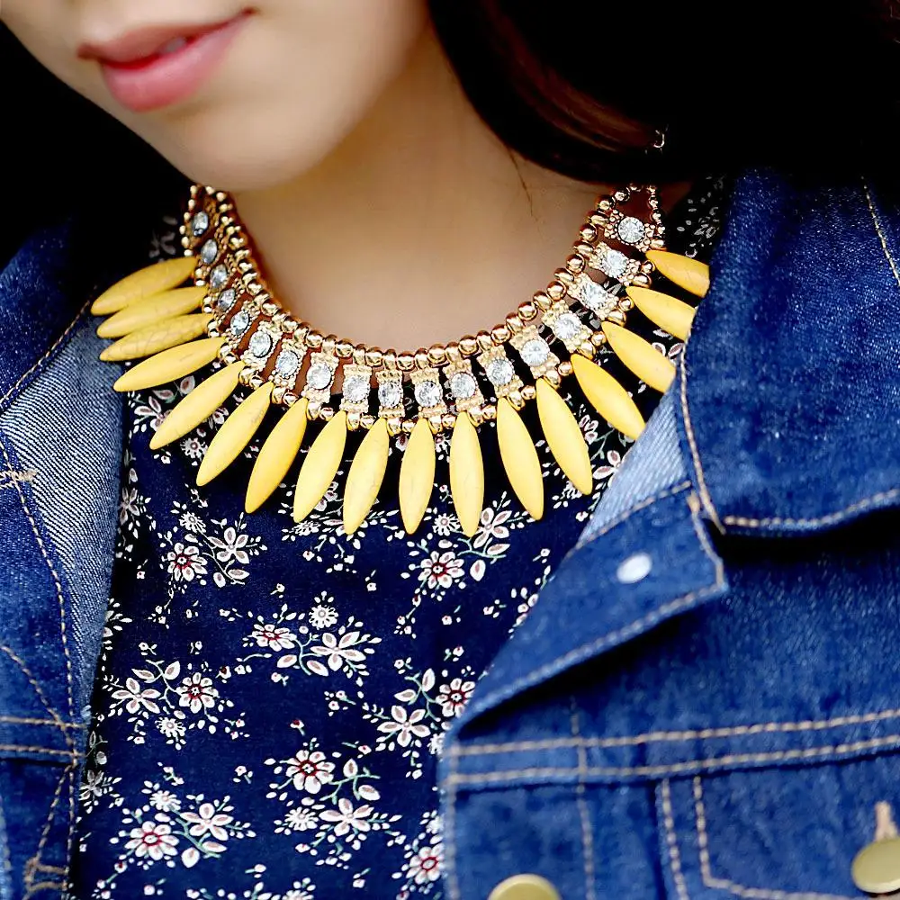 Женское Ожерелье чокер с кристаллами 4 цвета|collier fashion|collier femmecollier femme fashion |