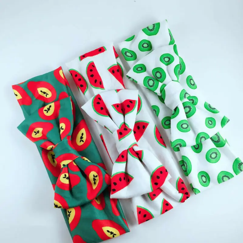 3PCS/Set Bow Newborn Baby Headband Elastic Hair Band Infant Girls Headbands Floral Headwear Kids Girl Accessories Set | Детская одежда