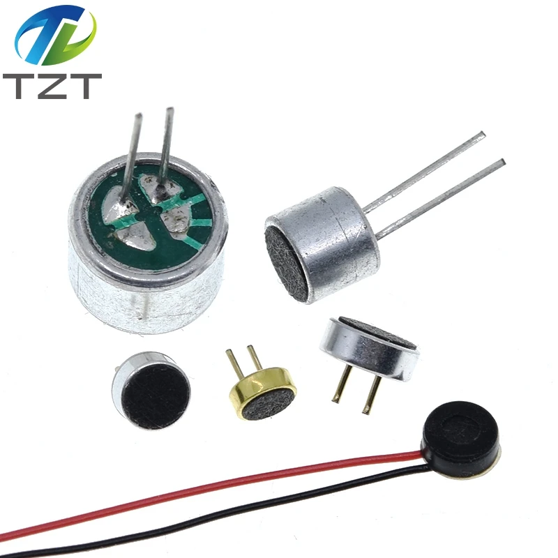 Микрофон TZT 10 шт./лот 9x7 мм 9767 6x5 6050 6x2 2 6022 4 5x2 4522 4x1 5 4015 микрофон с 2-контактным