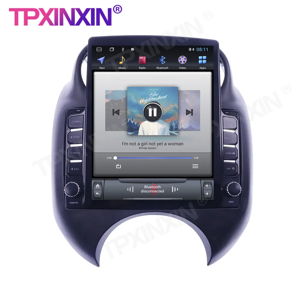 저렴한 무선 카플레이 터치 스크린 스테레오 수신기 자동차 GPS 네비게이션 라디오 플레이어 라디오, 닛산 맥스 2010-2016 안드로이드 10 128G