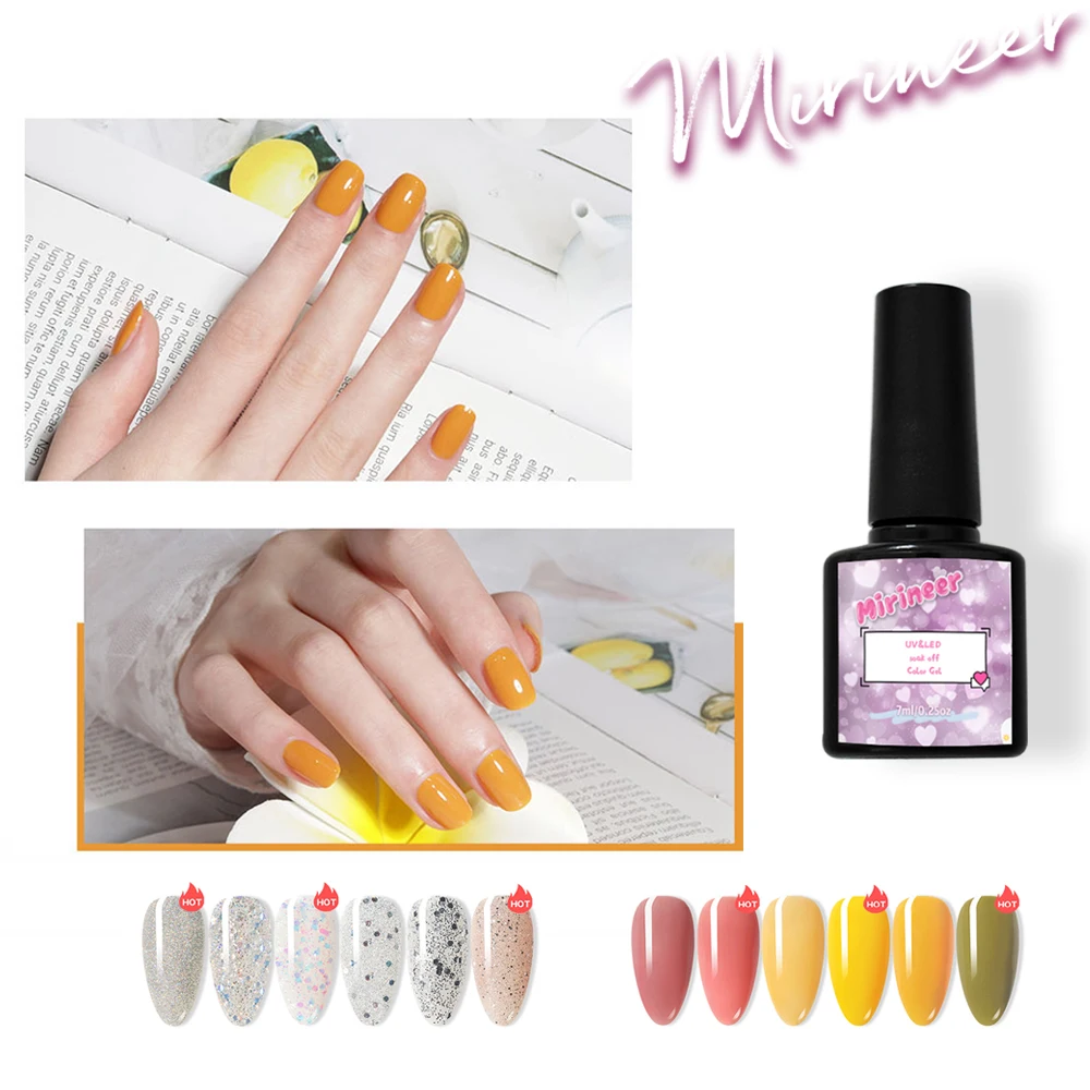 УФ гель лак для ногтей светодиодный все маникюра Яркая блестящая Цвет био Гели Soak