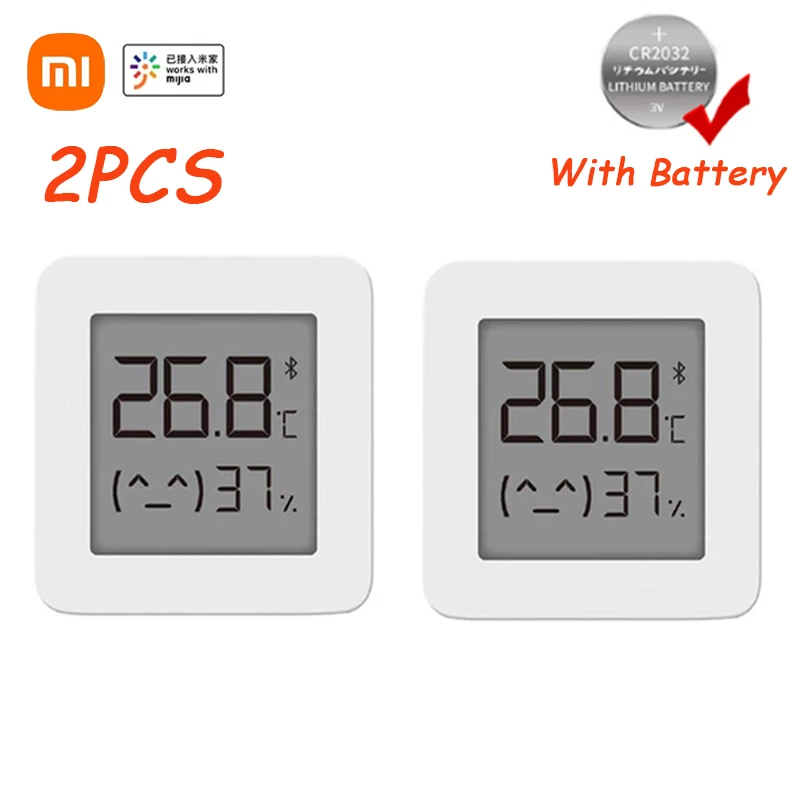 

1PC Xiaomi Wireless Smart Electric Digital Hygrometer Thermometer Humidity Sensor Bluetooth Thermometer Work with Mijia APP