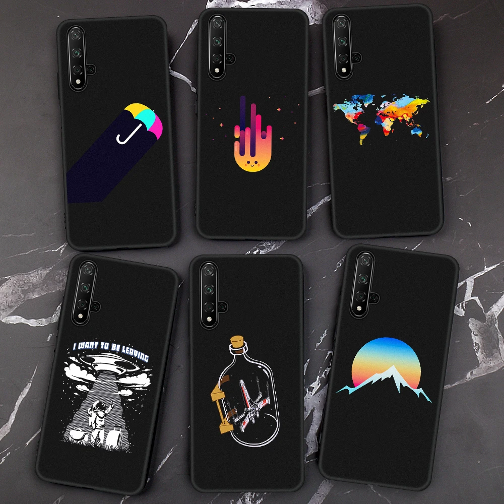 Матовый чехол для Huawei Honor 20S 20 Pro 10i 9X 8X милый 20i Nova 5T 5t Coque Funda|Бамперы| |