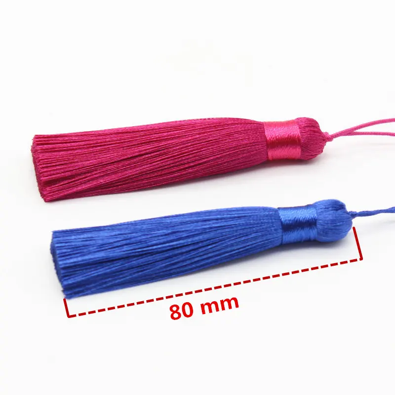 Кисточки из шелка 80 мм аксессуары для сережек ювелирные изделия фурнитура