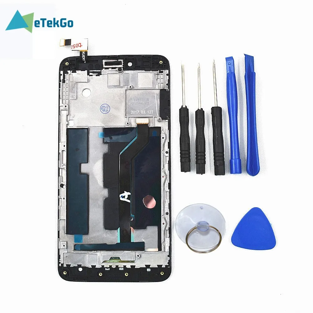 Новый ЖК дисплей сенсорный экран дигитайзер Замена для zte Zmax Pro Z981|Экраны