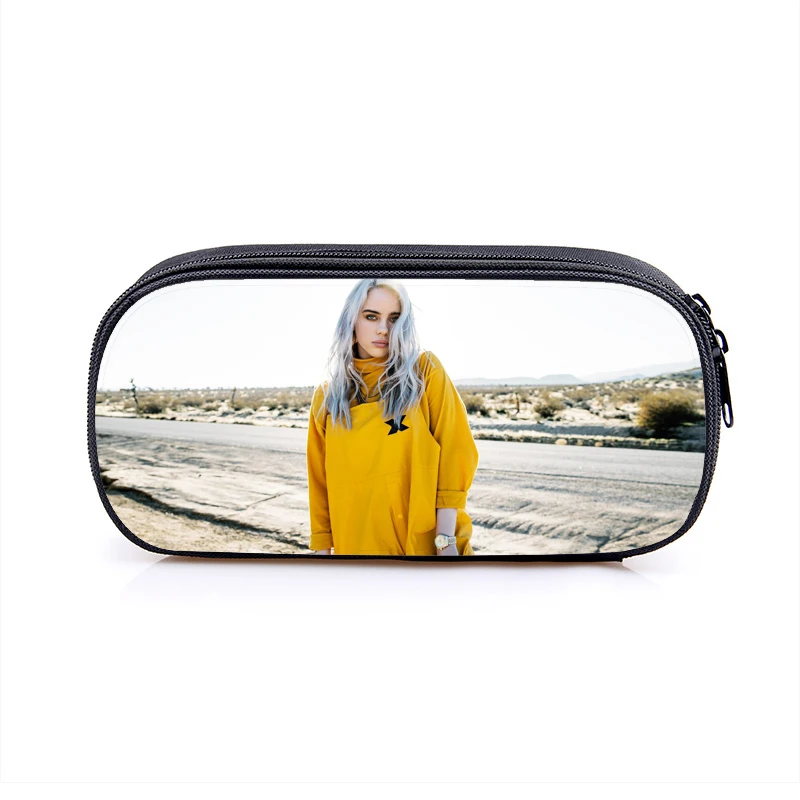 23 Косметичка Billie Eilish, чехол для карандашей s BE, женские косметички, сумка для девочек-подростков, футляр для карандашей, чехол bille elish, школьные принадлежности - Цвет: 23