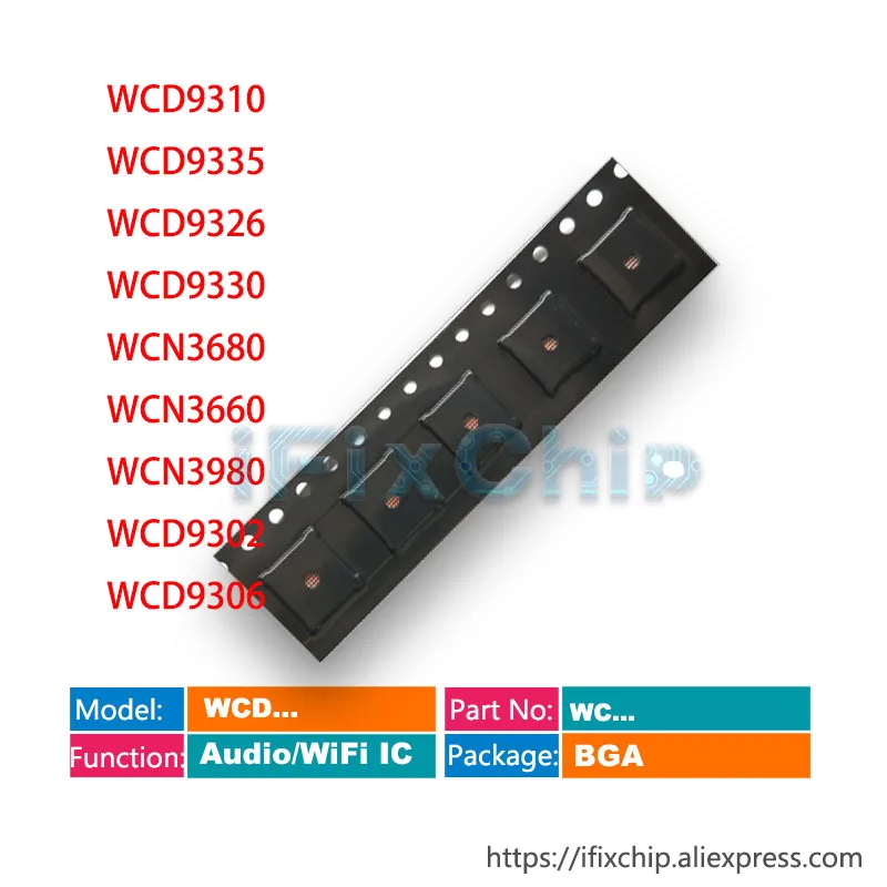 10 шт./лот WCD9310 WCD9335 WCD9326 WCD9330 WCN3680 WCN3660 WCN3980 WCD9302 WCD9306 аудио/WiFi IC чип|Интегральные