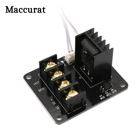 Модуль питания с подогревом для 3D-принтера/модуль расширения Hotbed MOSFET Inc, 2-контактный провод с кабелем для Anet A8, A6, A2, Ramps 1,4