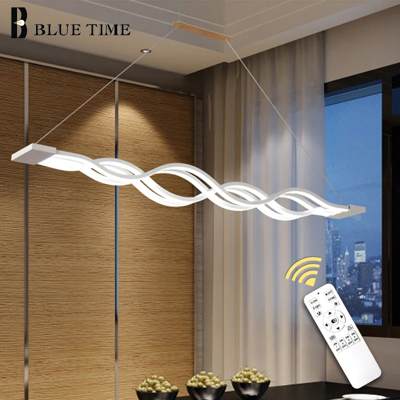 Новый креативный современный светодиодный подвесной светильник BLUE TIME L100 см 120 s