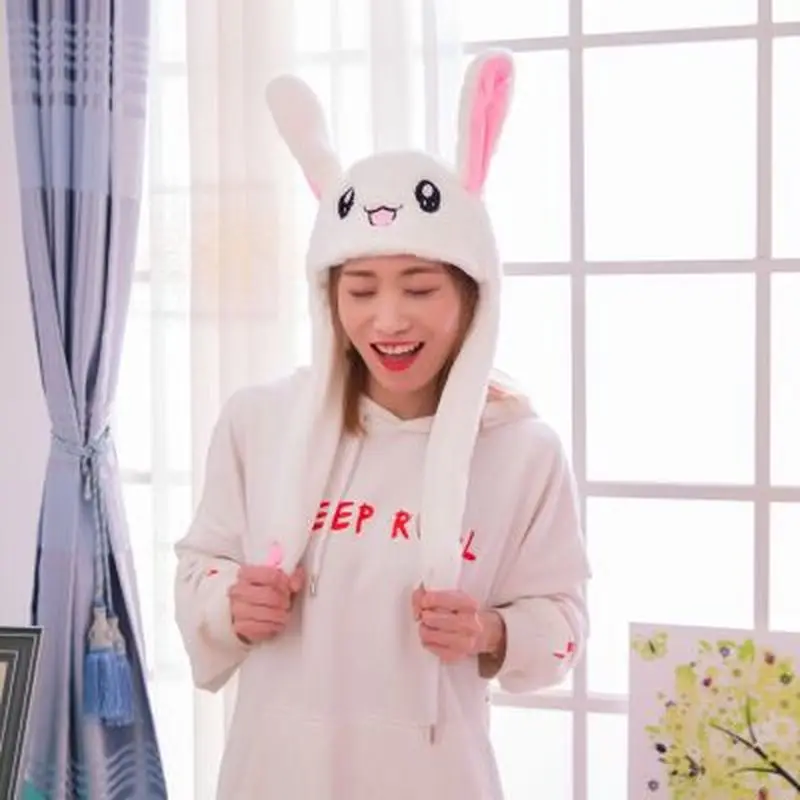 Женская шапка с заячьими ушками Cpop милая и шарф для активного отдыха зимние