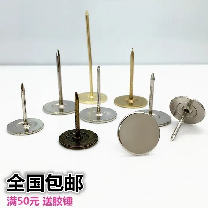 Cement T Shaped Portable Hard Bag Photo Wall Lengthen Pushpin Press Stud Big Head Wallpaper Vintage I-shaped Snap-fastener Non-n |