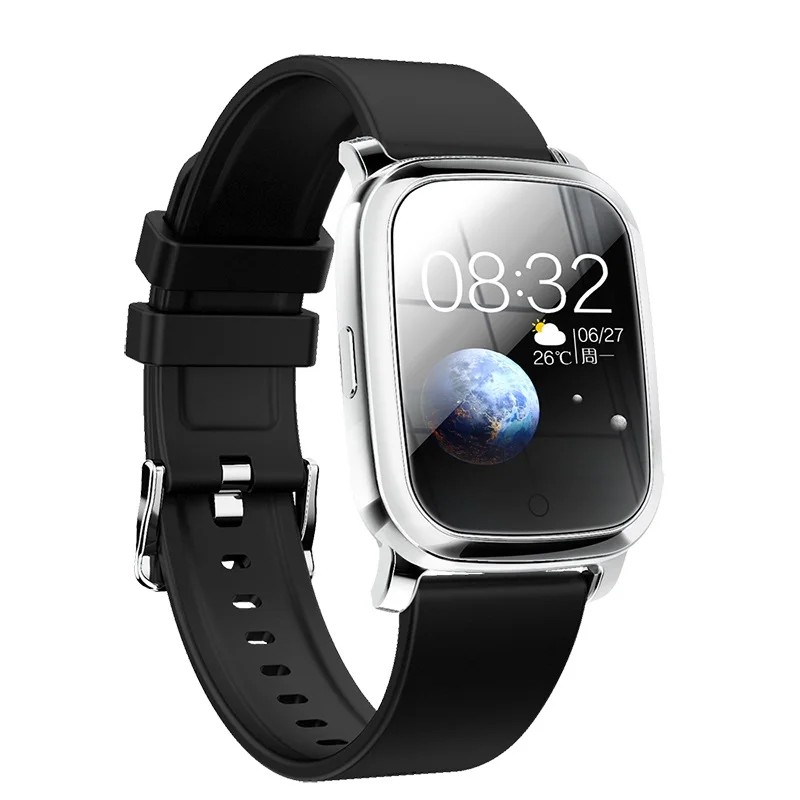 silver rubber SENBONO CV06 IP67 водонепроницаемый спортивный фитнес-трекер Смарт-браслет монитор сна поддержка пульса браслет - Цвет: silver rubber