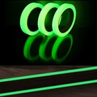 DIY светящаяся лента Стикеры самоклеящаяся светится в темноте лента Безопасность аварийного украшения дома Предупреждение лента