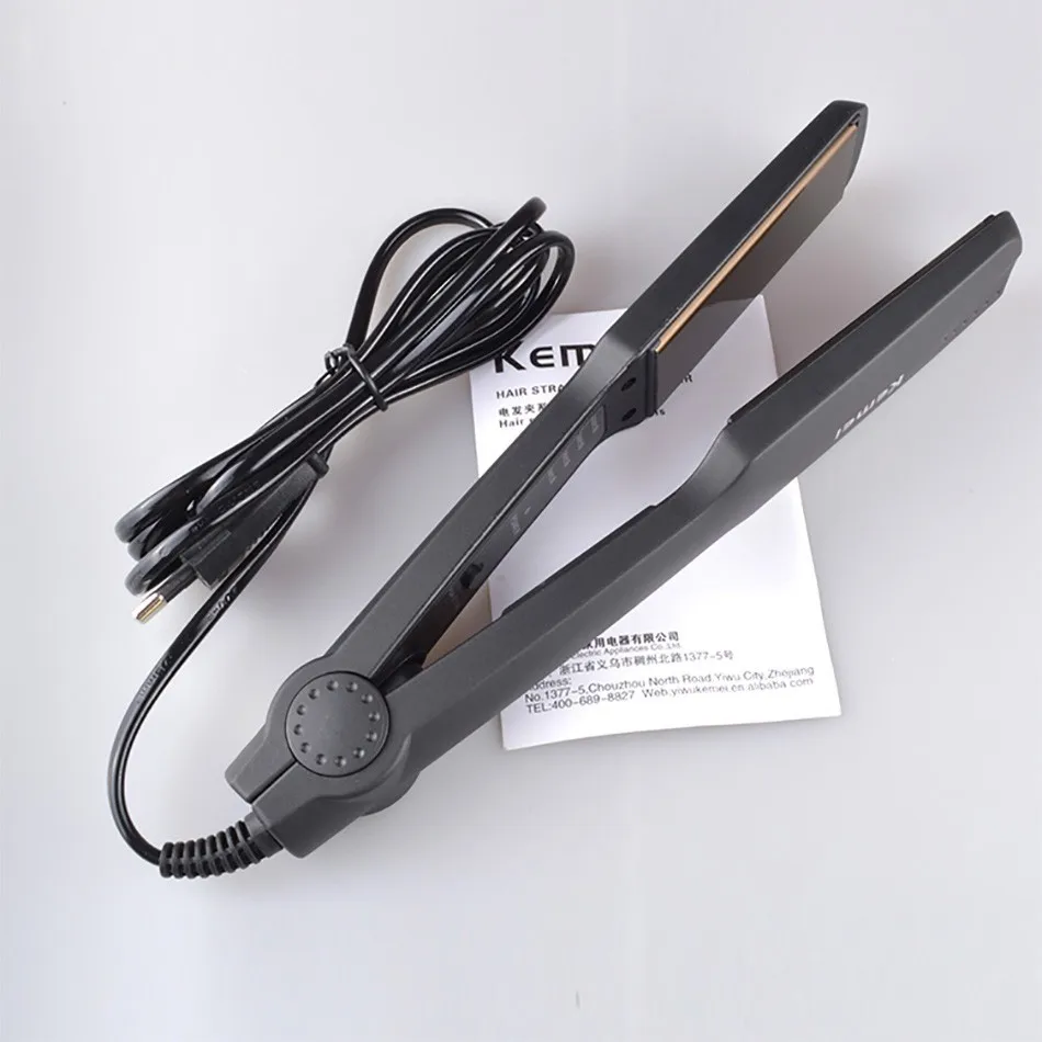 Kemei KM-329, профессиональные выпрямители, электрический выпрямитель для бороды, выпрямитель для волос, плоский утюг, быстрый разогрев, KM-328, инструменты для укладки