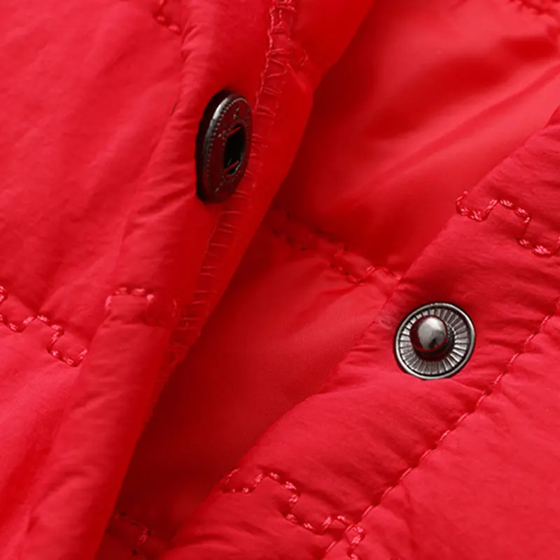 Зимние пальто для женщин с длинным рукавом плюс размер однобортные однотонные