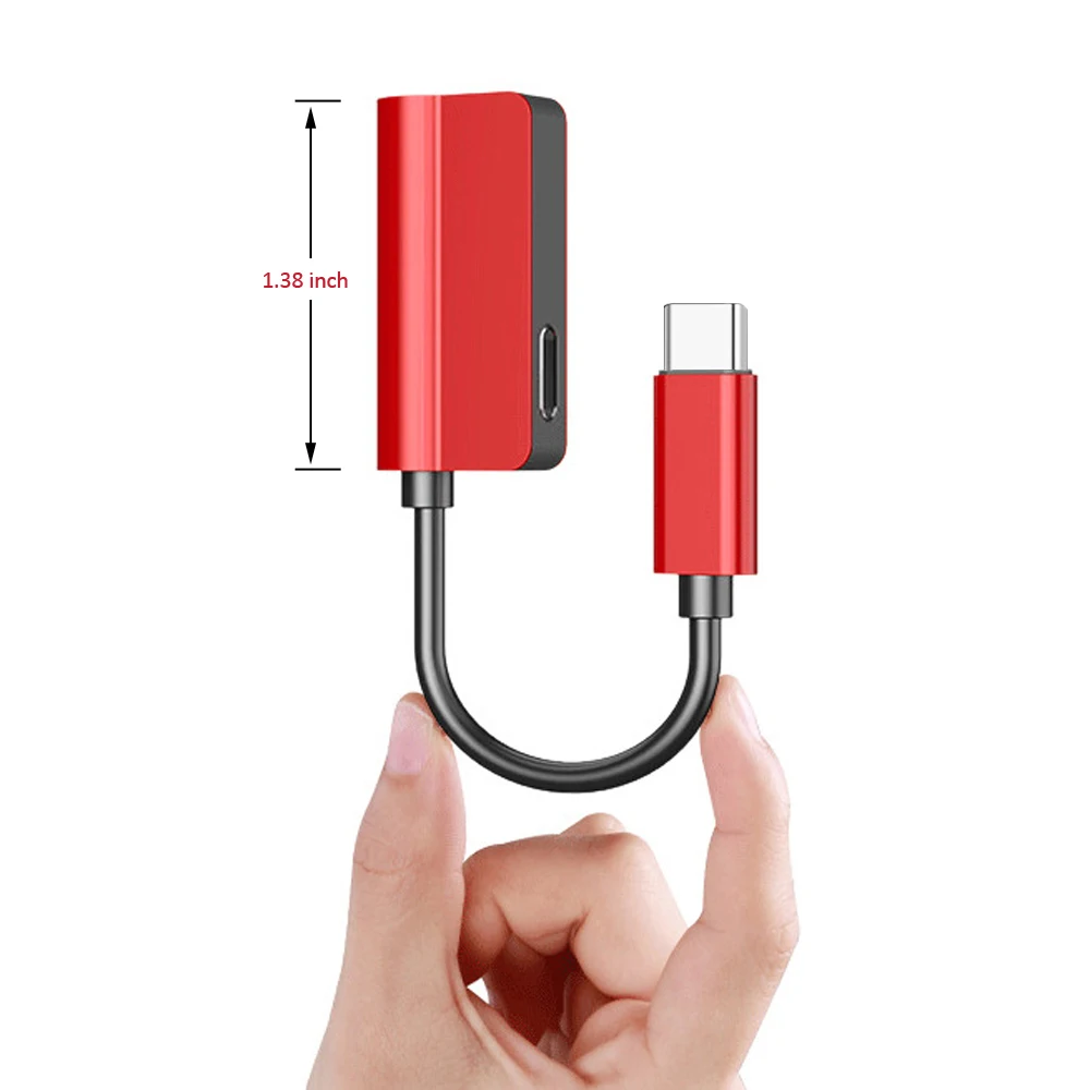 2 в 1 USB C адаптер для наушников типа C+ 3,5 мм разъем аудио USB C кабель адаптер конвертер Android телефон для huawei P20(N0820