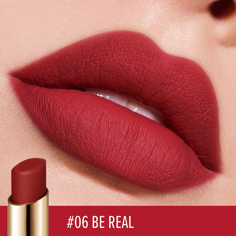 

Elegant Matte Lipstick High Coverable Color Red Lip Gloss Waterproof Longing Lasting Moisture Lips Cosmetics Makeup