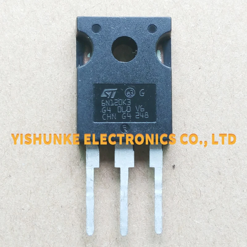 10 шт. 6N120K3 STW6N120K3 TO-247 MOSFET транзистор 6A 1200V | Электроника