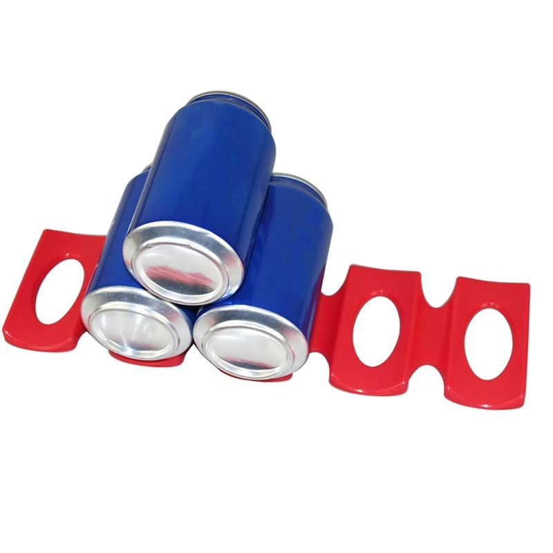 

Household Silicone Can Stacker Storage Holder Shelf Rack Mat Space Saver Organizer For Kitchen Products, Fridge, Party