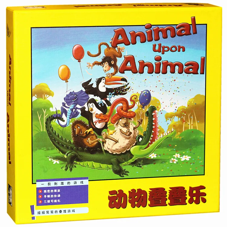 Детская развивающая настольная игра Animal Upon игрушка стек зоопарк животное для