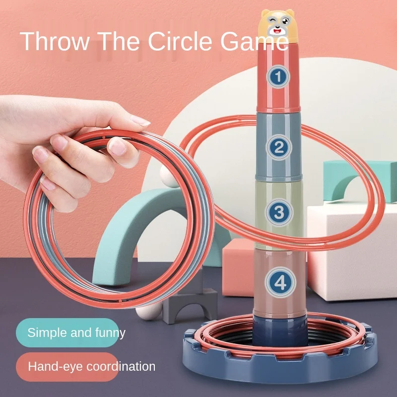 

Children's Throwing Ring Toys, Parent-child Interactive Games, Children's Sports Toys, Hands-on Ability Training Christmas Gifts