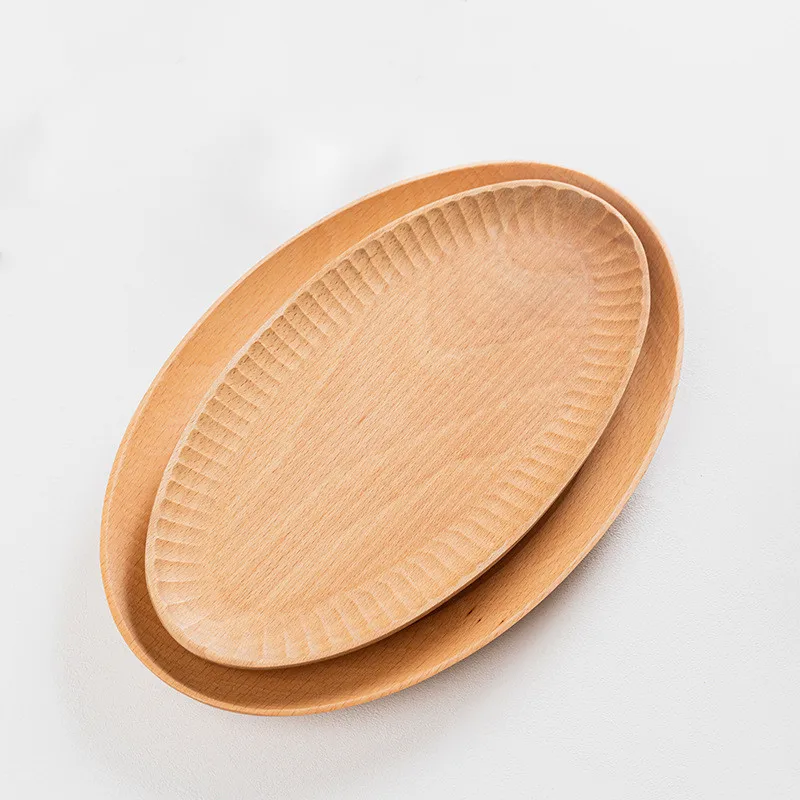 

Пищевые лотки из цельной древесины, поднос для салата, десертов, фруктов, тарелок для хранения, Деревянные Подносы для ювелирных изделий