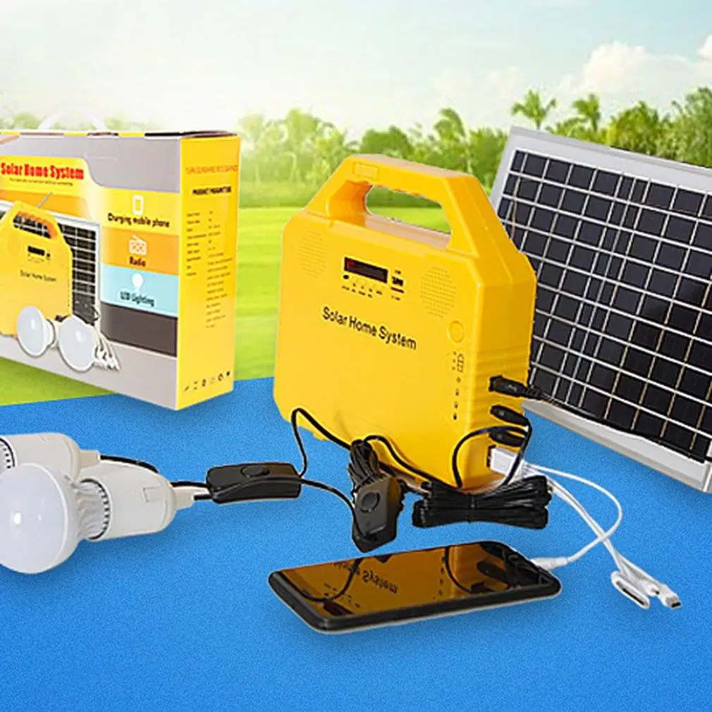 

Портативный солнечный генератор, мини-солнечная панель, 10 Вт, DC 10 Вт, зарядка свинцово-кислотных аккумуляторов, светодиодная осветительная ...