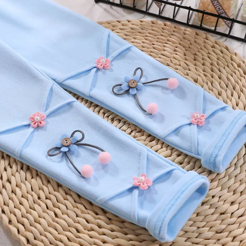 Детские леггинсы для девочек на весну и осень новые модные маленьких блестящие