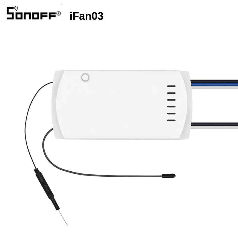 Sonoff IFan03 потолочный вентилятор управления Лер WiFi умный потолочный вентилятор со светом приложение дистанционное управление вкл/выкл управление вентилятор домашней автоматизации