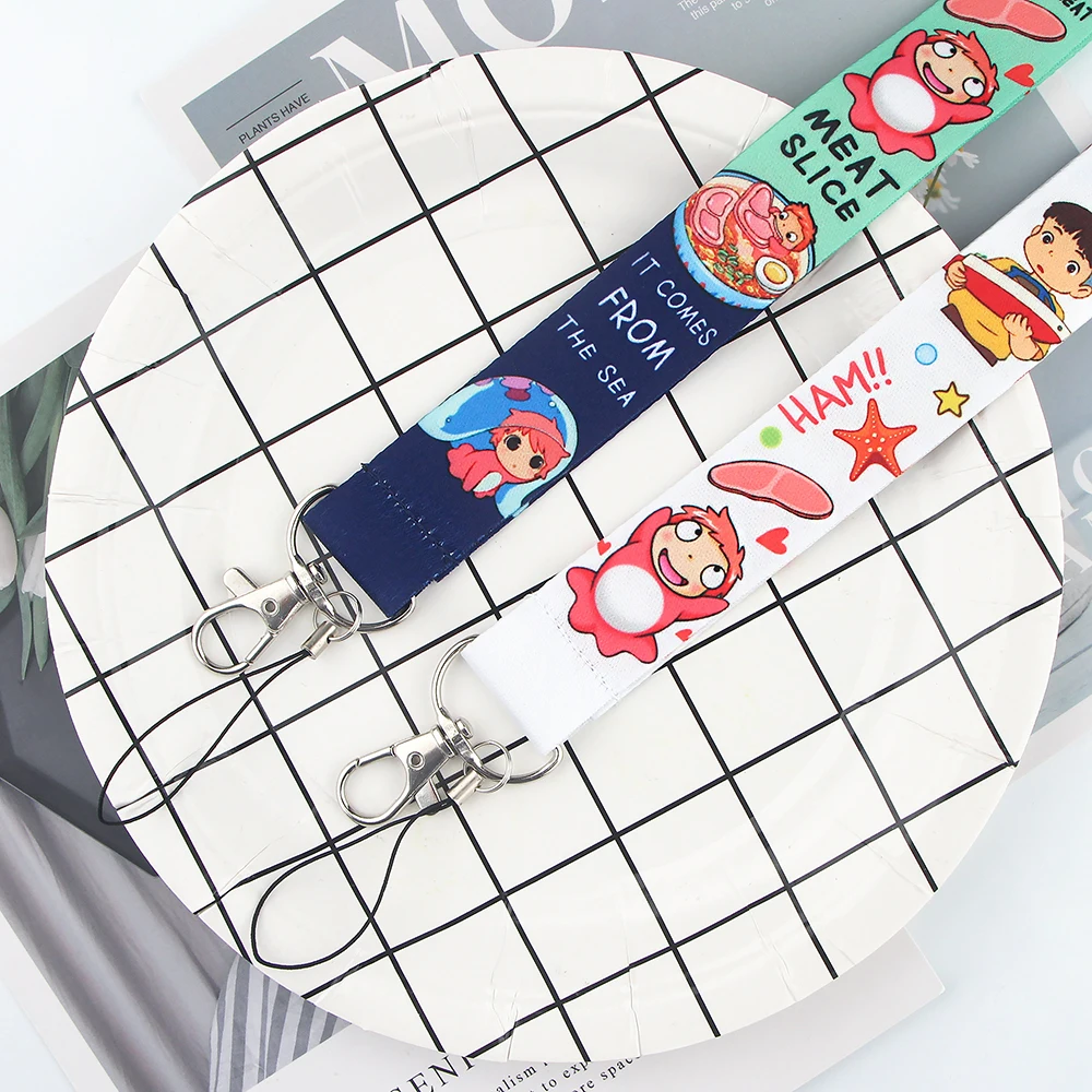 

SP580 Anime Girl Neck Strap Lanyard for Key ID Card Cell Phone Straps USB Badge Holder Hang Rope Lariat Lanyards