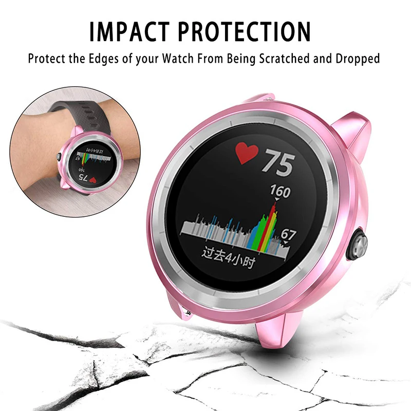 Soft TPU watch bumper for Garmin Fenix 5 5X plus Venu 2 2s Silicone Case Cover Vivoactive 4s 4 3 music | Электроника