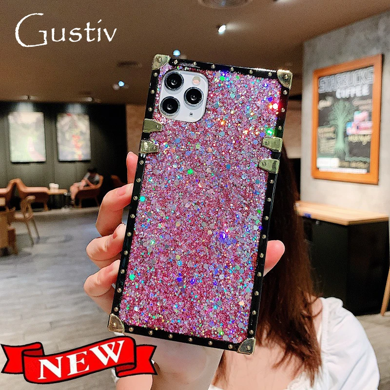 

Shiny Drop Glue Sequins Phone Case For Samsung Galaxy M10 M10s M20 M21 M30 M30s M40 J4 J6 Prime Soft Silicone Back Cover Case