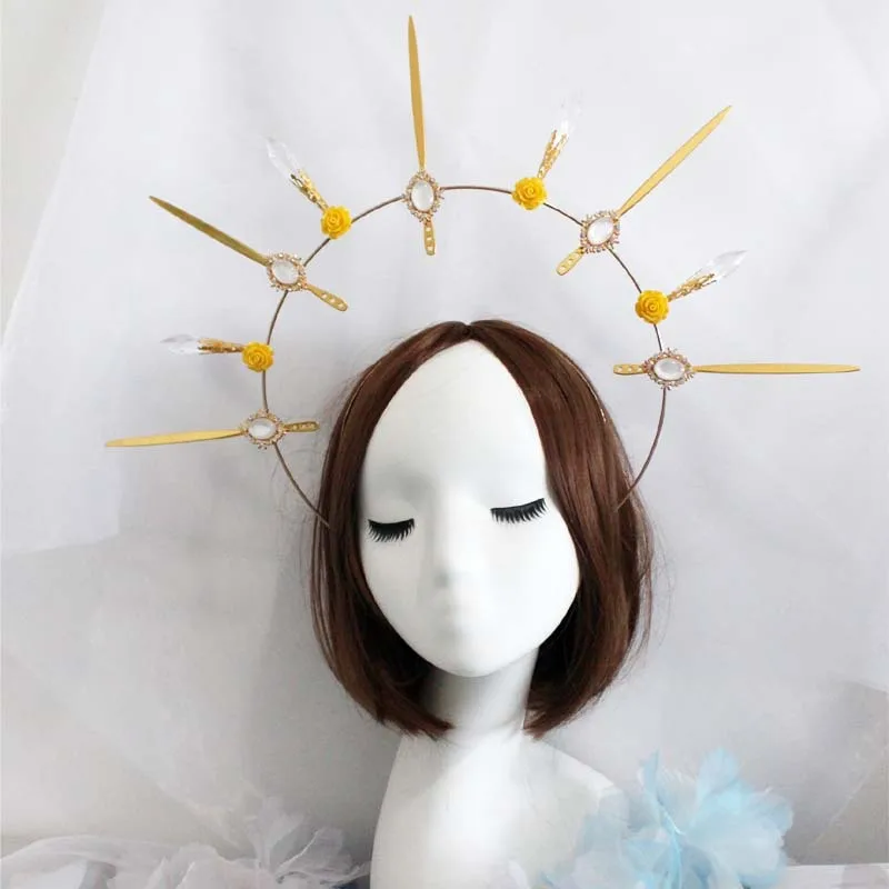 Повязка на голову Дева Хола из материала сделай сам |