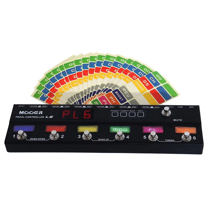 

Программируемый программируемый контур управления Mooer PCL6 с 6 петлями L6 PL6