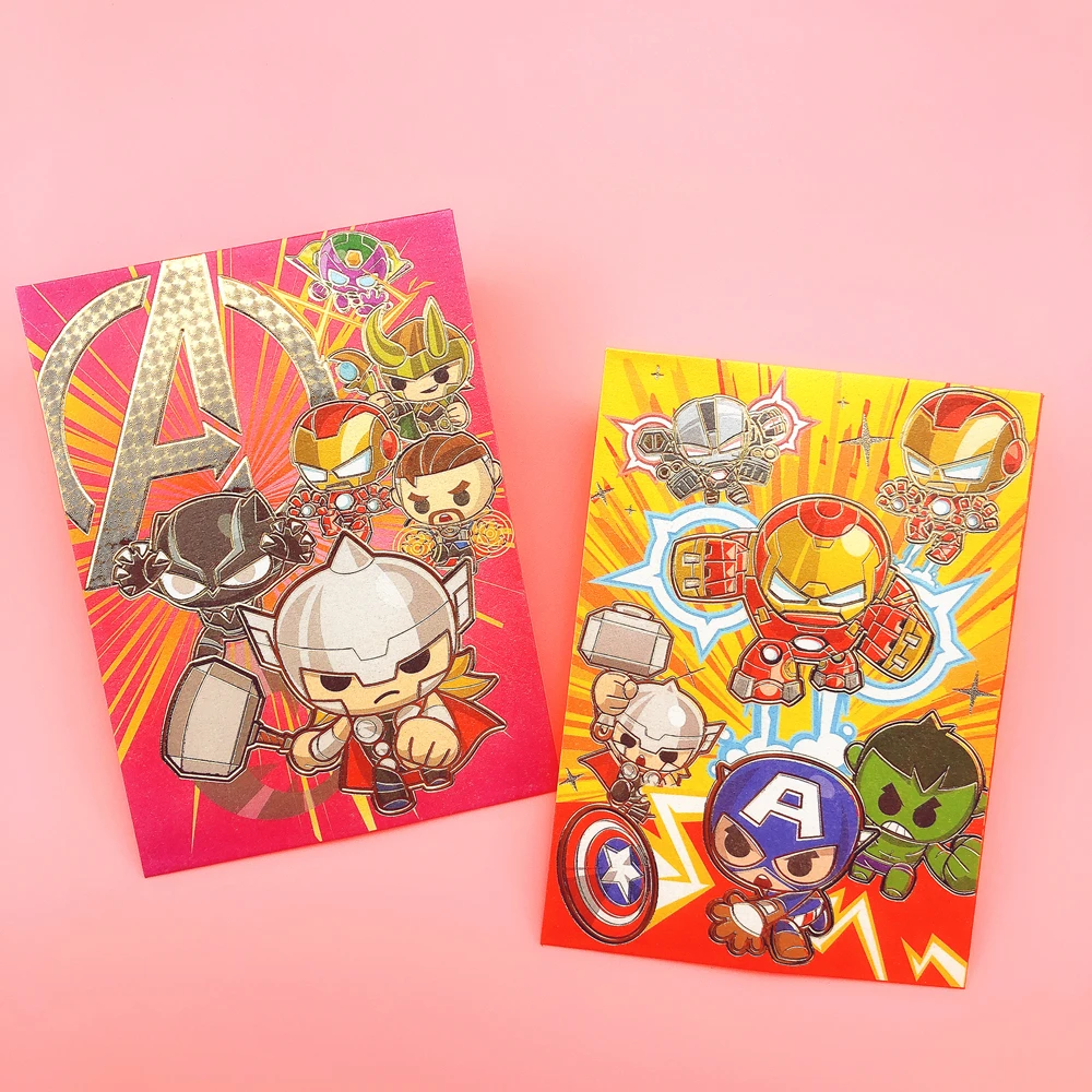 Капитан Америка дизайн мультфильм красный пакет 2020 КИТАЙСКИЙ ЛУННЫЙ крыса новый