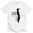 Мужская футболка с коротким рукавом, Спайк Шпигель, из чистого хлопка