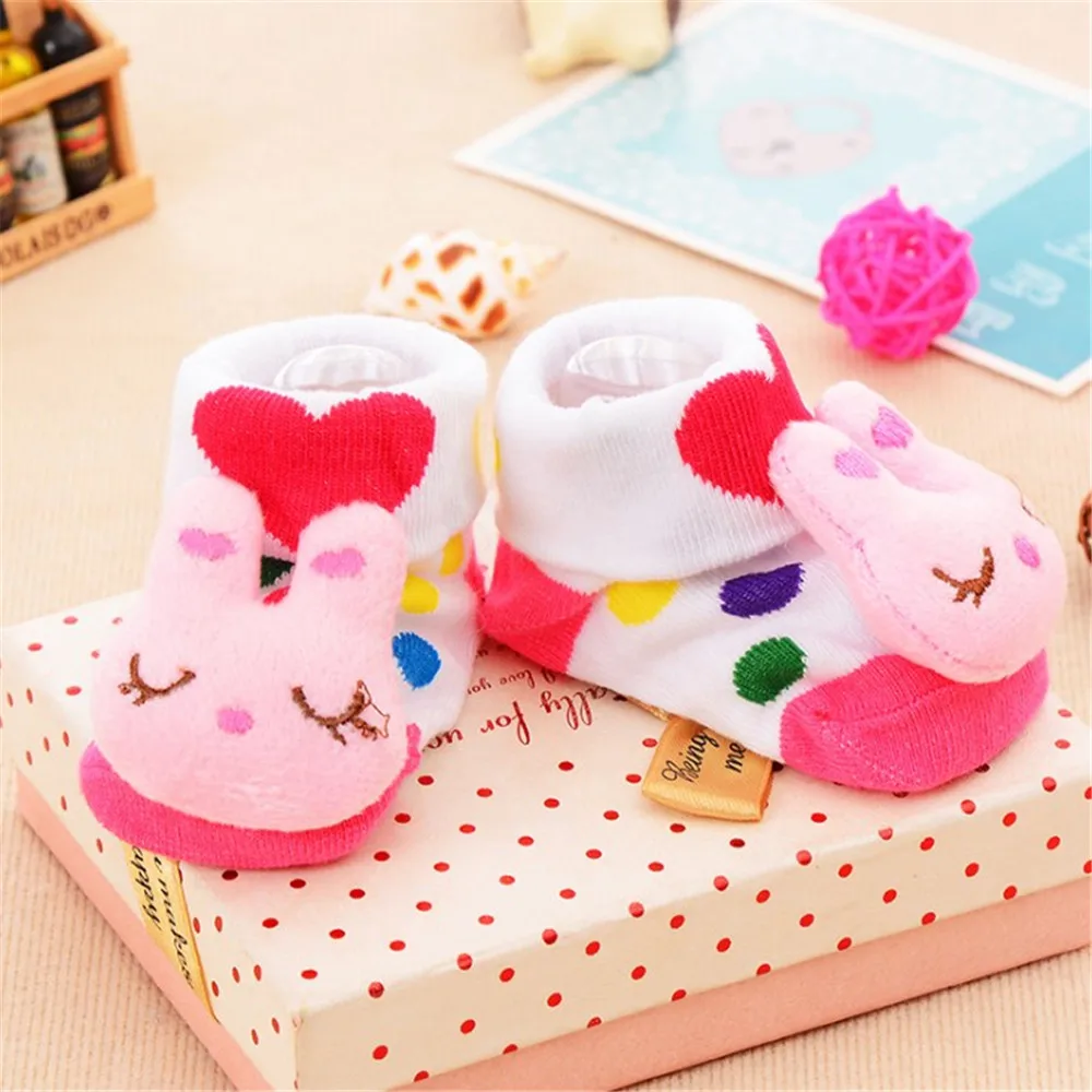 Носки детские Резиновые Нескользящие на возраст 0-6-12 месяцев |