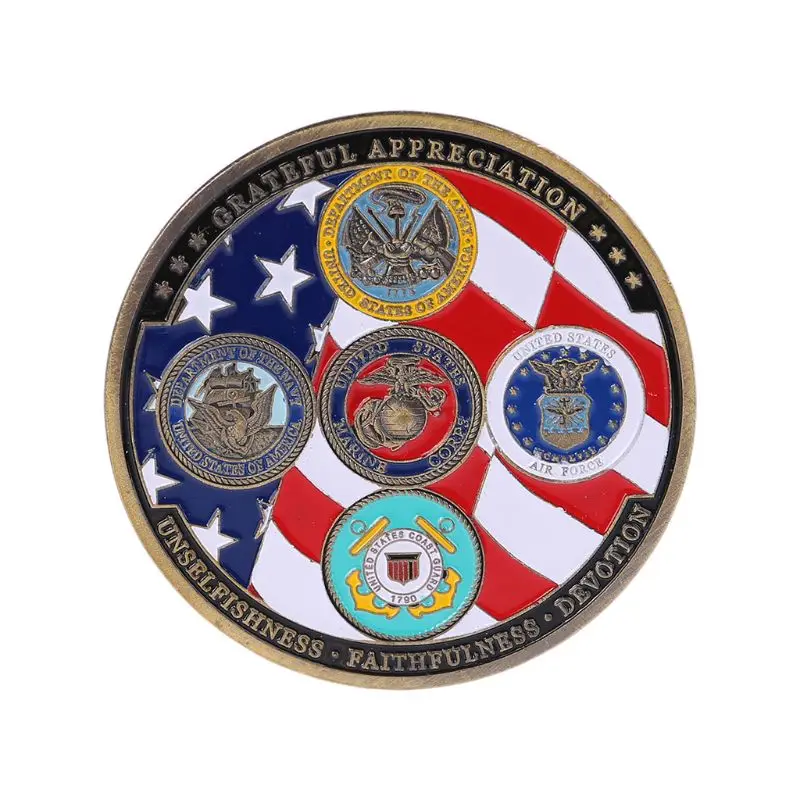 Памятные монеты американской пятилетней армии на День Благодарения подарки для