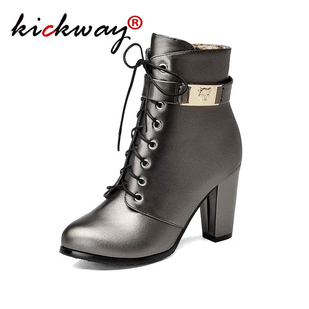 Ботинки женские модные ботильоны золотистого цвета зимние полусапожки на