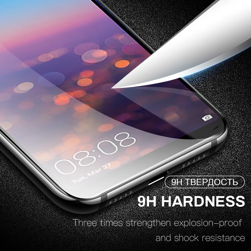 Защитное стекло 2 в 1 для Huawei P20 Lite закаленное Hauwei P 20 light протектор экрана P20Lite