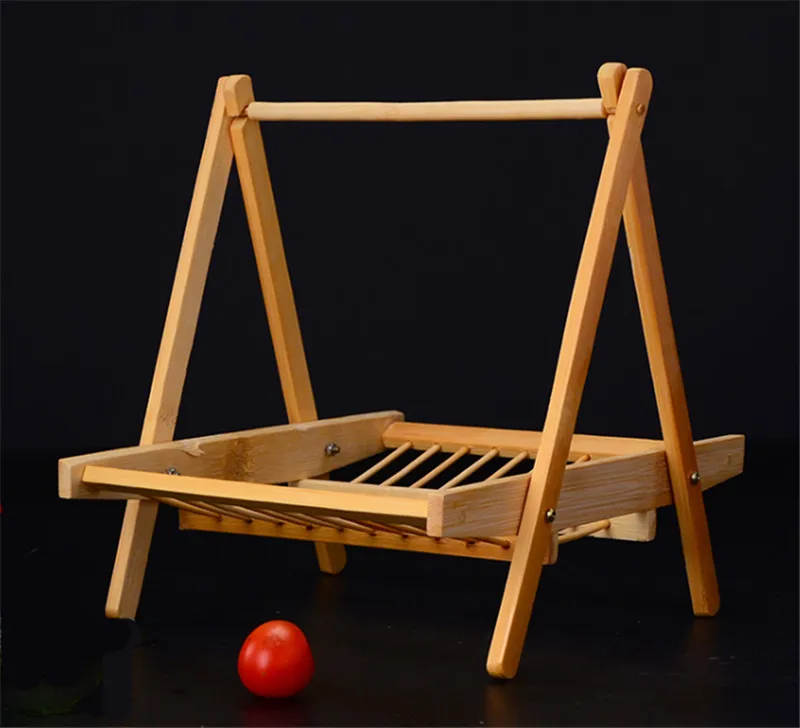 Бамбуковая бамбуковая деревянная стойка для мяса тарелка из баранины прохладные