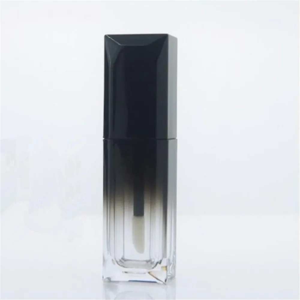 High-grade Empty Bottle Gradient Square Lip Gloss Tube Glaze Red Cover Scrub Fashionable | Красота и здоровье